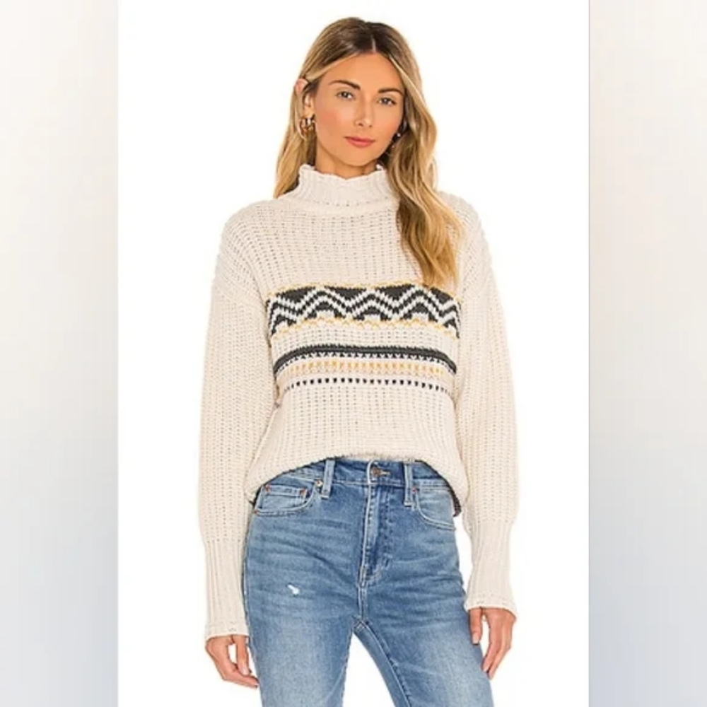 B B Dakota By Steve Madden Fair Isle Style Sweater